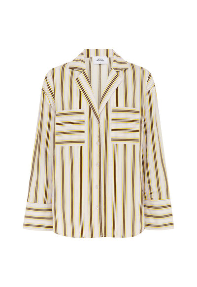 SUNMOR SHIRT - VORY STRIPE