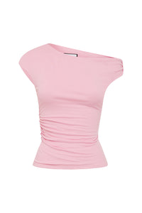 SUTTON ONE SHOULDER TOP - MUSK