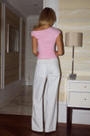 SUTTON ONE SHOULDER TOP - MUSK