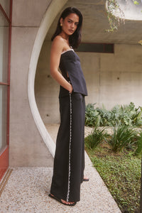 CAYLA PANT - BLACK/WHITE