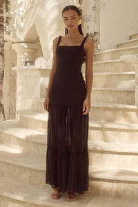 TAHLIA MAXI DRESS - BLACK