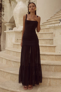 TAHLIA MAXI DRESS - BLACK