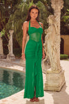 TALLULA MAXI DRESS - EMERALD