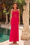 TALLULA MAXI DRESS - FUCHSIA