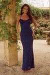 TASMIN MAXI DRESS - NAVY