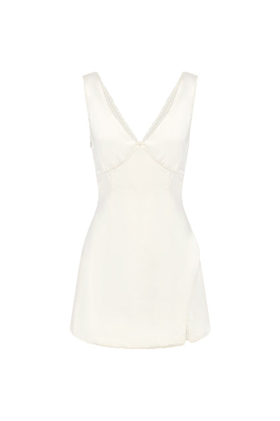 TERESA MINI DRESS - IVORY