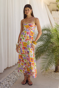 TILDAH MIDI DRESS - TILDAH MULTI