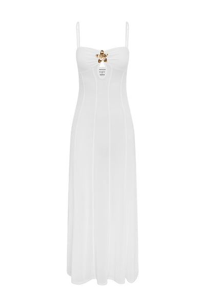 TISHA MAXI DRESS - WHITE