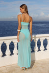 TISHA MAXI DRESS & BELLA BRIEF - AQUA