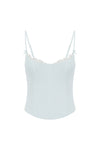 VALERIE LACE TRIM BUSTIER - ICE BLUE