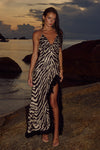 VANYA MAXI DRESS - ZEBRA