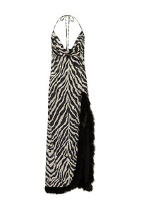 VANYA MAXI DRESS - ZEBRA