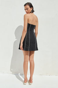 VENTO MINI DRESS - BLACK