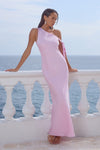 VIOLA ONE SHOULDER MAXI DRESS - PETAL