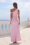 VIOLA ONE SHOULDER MAXI DRESS - PETAL