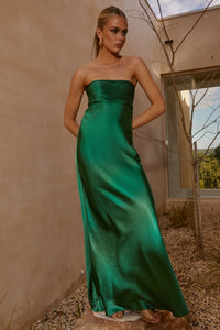 ADINA MAXI DRESS - EMERALD