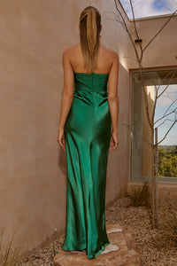 ADINA MAXI DRESS - EMERALD