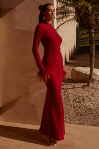 RAMONI MAXI DRESS - RUBY