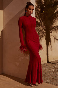 RAMONI MAXI DRESS - RUBY