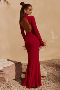 RAMONI MAXI DRESS - RUBY