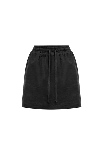 HOLLIS MINI SKIRT - BLACK