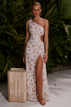 COVE MAXI DRESS - WHITE/SAND