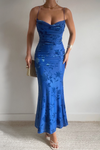 PRETORIA MAXI DRESS - BLUE