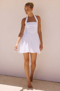 SOLARA MINI DRESS - WHITE