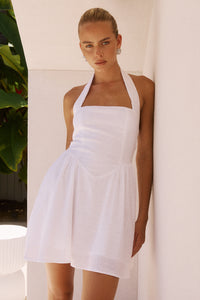 SOLARA MINI DRESS - WHITE