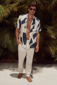 LAZURE SHIRT - NAVY STONE