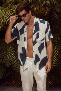 LAZURE SHIRT - NAVY STONE