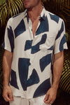LAZURE SHIRT - NAVY STONE