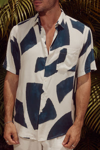 LAZURE SHIRT - NAVY STONE