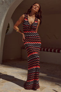 ANDREA MAXI DRESS - JAFFA COMBO