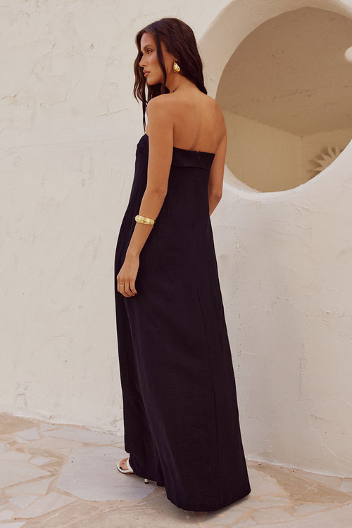 SAPHIRA MAXI DRESS - BLACK