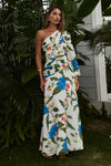 FLORIA MAXI DRESS - WHITE FLORAL