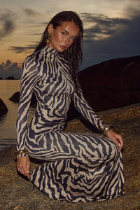 WILLEM MAXI DRESS - ZEBRA