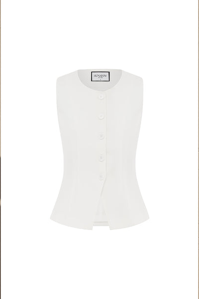 WILMA TOP - WHITE