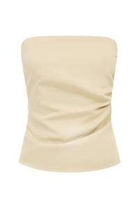 WINIFRED STRAPLESS TOP - SAND