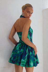WINSLOW MINI DRESS - CALISTA GREEN