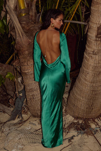 XARIA MAXI DRESS - EMERALD