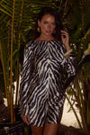 XARIA MINI DRESS - ZEBRA