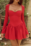 YALINA MINI DRESS - RED