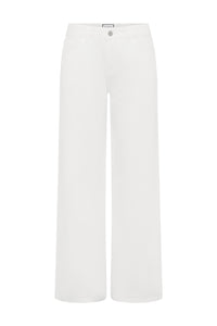 ZAVI STRAIGHT LEG JEANS - WHITE