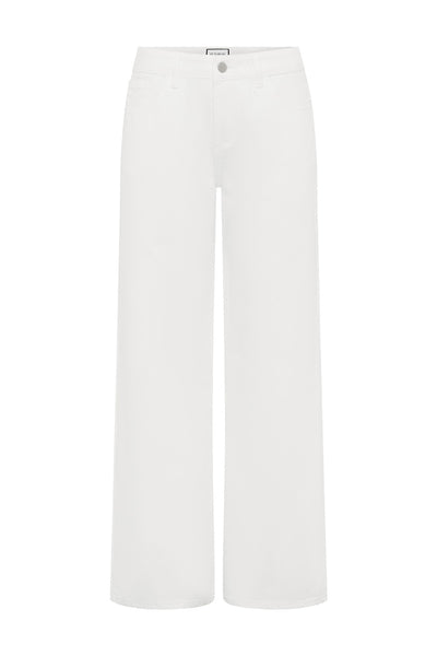 ZAVI STRAIGHT LEG JEANS - WHITE