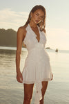 ZELIE MINI DRESS - WHITE