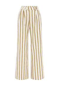 ZORIA PANT - VORY STRIPE