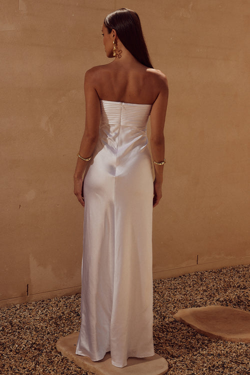 ADINA MAXI DRESS - WHITE