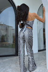 MILANI RELAXED SATIN PANT - ALARA BLACK
