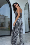 MILANI RELAXED SATIN PANT - ALARA BLACK